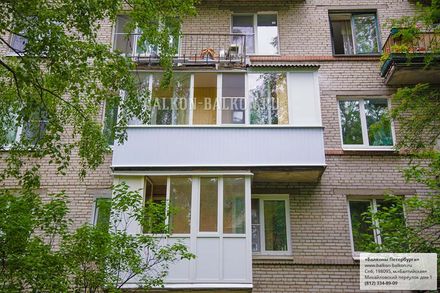 Размер балкона в панельном доме