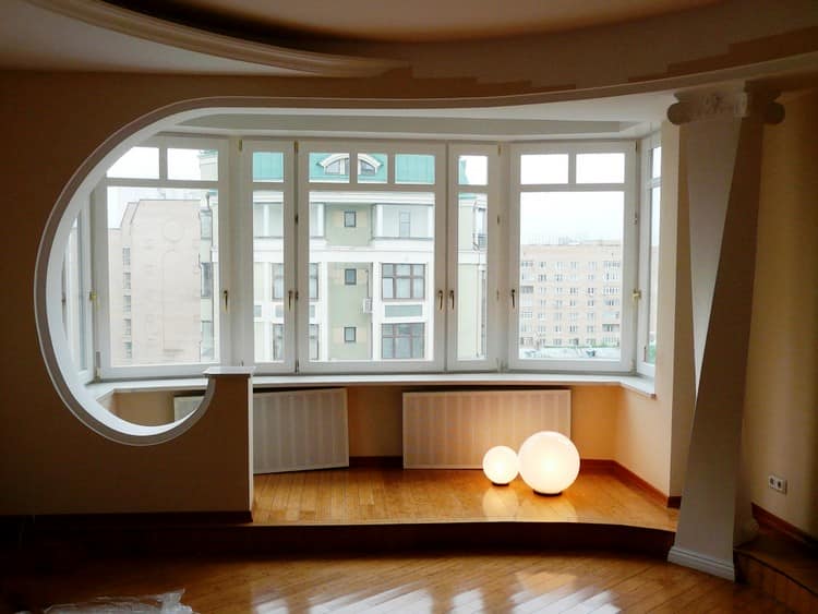 Объединение балкона и комнаты