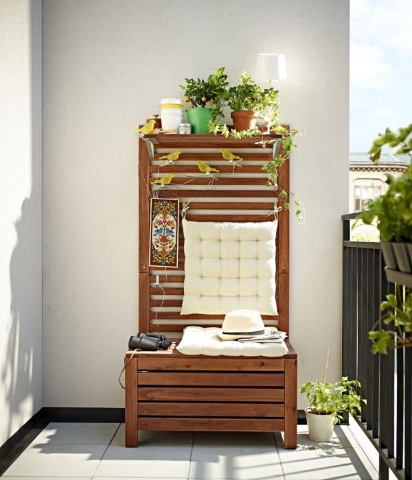 Красивая и практичная мебель для балкона 
