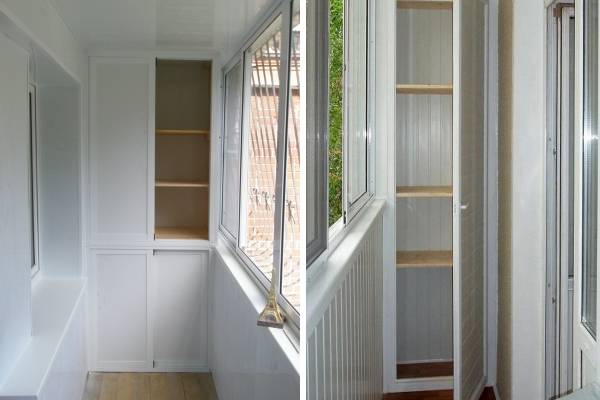 Удобный и красивый шкаф на балкон – 40 фото разных моделей