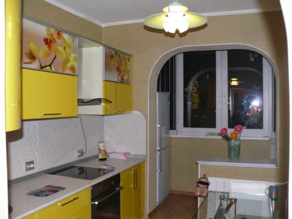 Совмещение балкона (лоджии) с кухней, комнатой