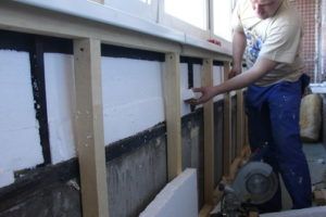 Как сделать обрешетку на лоджии и балконе