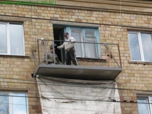 Образец заявления на ремонт балкона