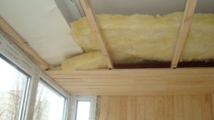 Как утеплить потолок на лоджии и балконе