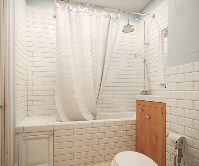 ванная комната в дизайне однокомнатной квартиры 36 кв. м.