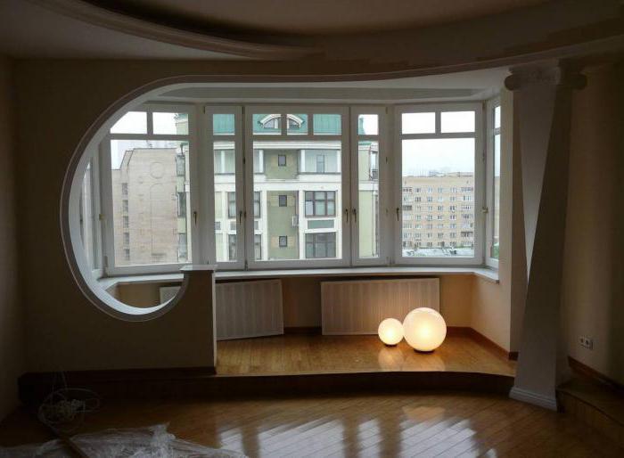 объединение балкона с комнатой дизайн 