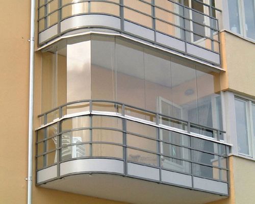 Остекление балконов алюминиевым профилем, фото вариантов конструкций, отзывы и цены