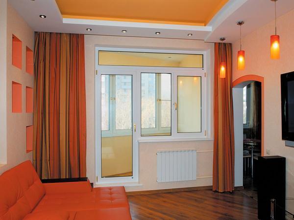 Размер балконной двери следует выбирать в зависимости от площади и дизайна помещения 