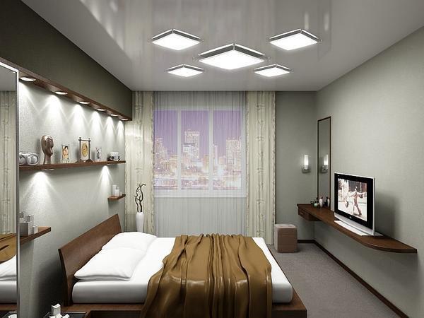 Вариантов освещения в спальне на сегодняшний день множество: они отличаются типом, размерами и формами