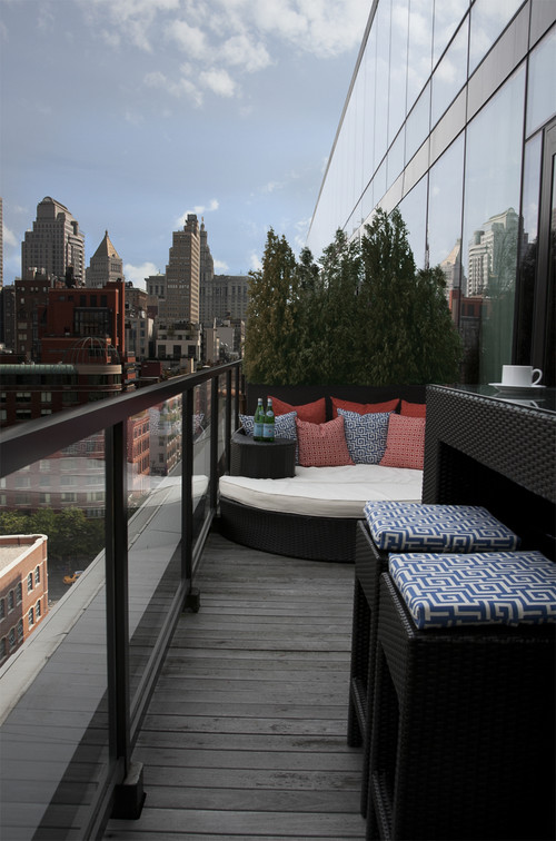 Чудесное оформление балконного помещения в квартире