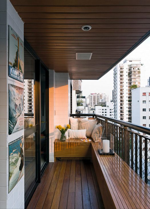 Красивое оформление балкона. Фото 18