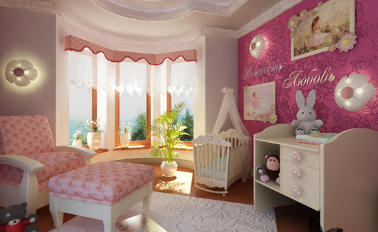 Детская комната, совмещенная с балконом
