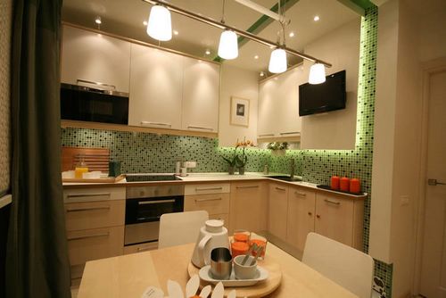 Дизайн кухни 9 кв м фото: с балконом, интерьер квадратой кухни, проекты, варианты планировки, ремонт и отделка угловой кухни