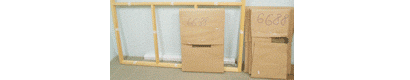 Трёхстворчатый оконный блок со стеклопакетами 16 мм