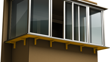 остекление балкона с выносом
