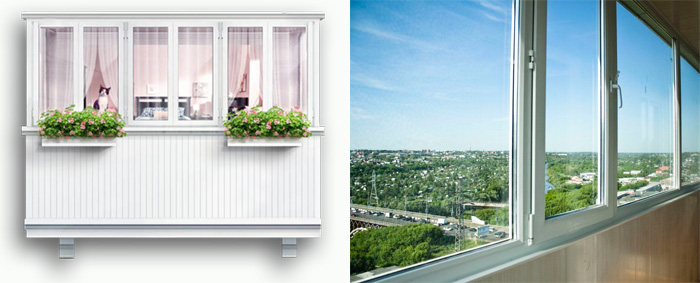 Остекление балкона в Минске недорого