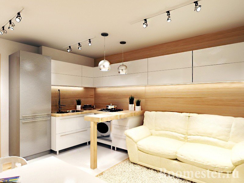 Дизайн кухни 14 кв м - интерьер с диваном и без, с балконом и без