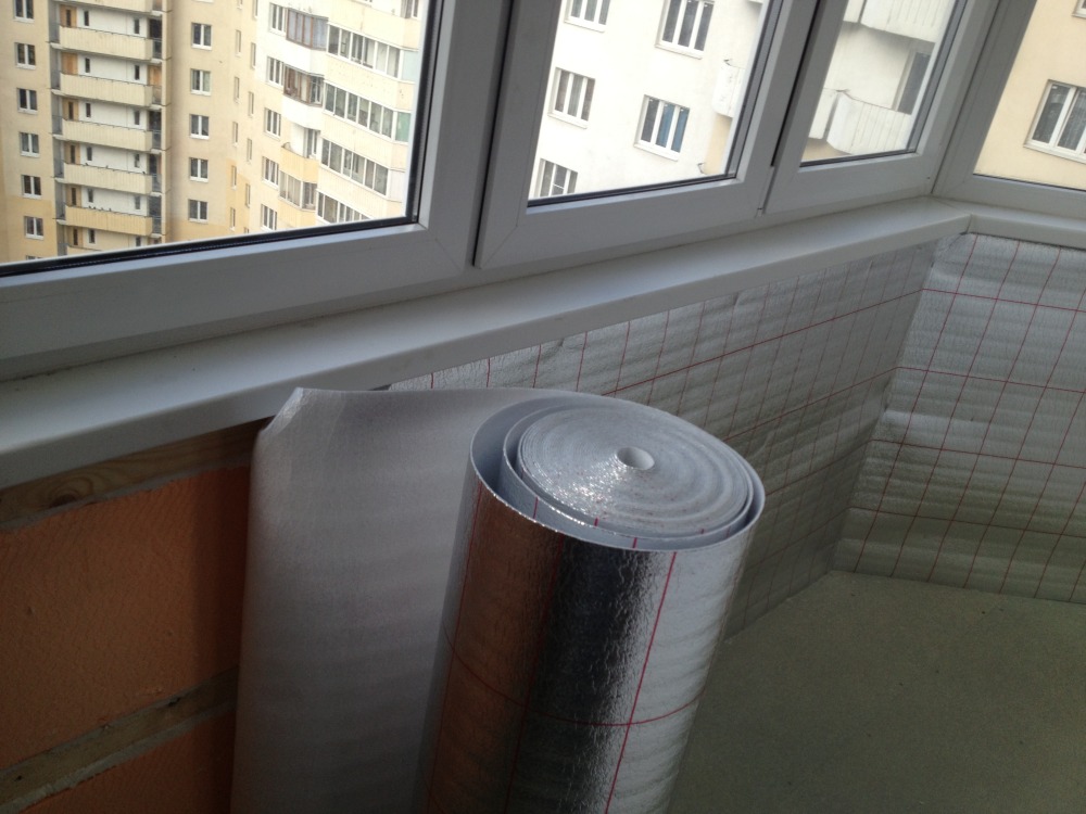 Гидро- и пароизоляция балкона
