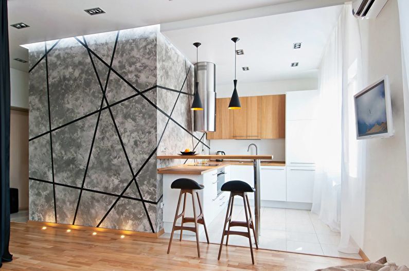Дизайн интерьера кухни 10 кв.м. - фото