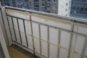 Фото: Утепление парапета балкона