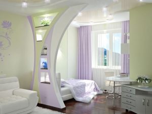 Дизайн гостиной – спальни 18 квадратов