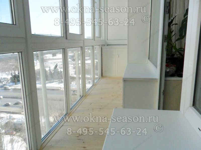  холодное остекление балконов алюминиевым профелем