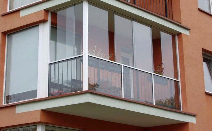 Панорамное остекление балкона, фото