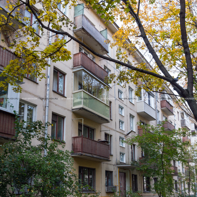 Безрамное остекление балкона, улица Татарская
