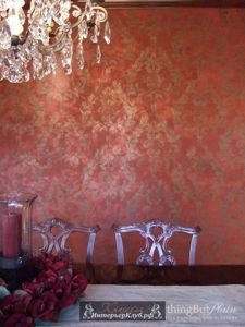 4 Декоративная штукатурка с дамаском, дамаск в интерьере, дамаск на стене в гостиной