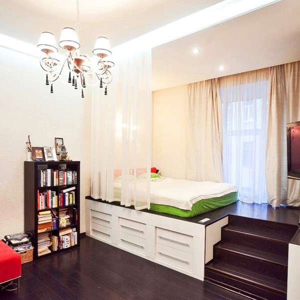 Дизайн интерьера маленькой квартиры с отдельной спальней