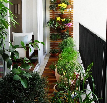 Зимний сад способен придать балкону уюта и комфорта 